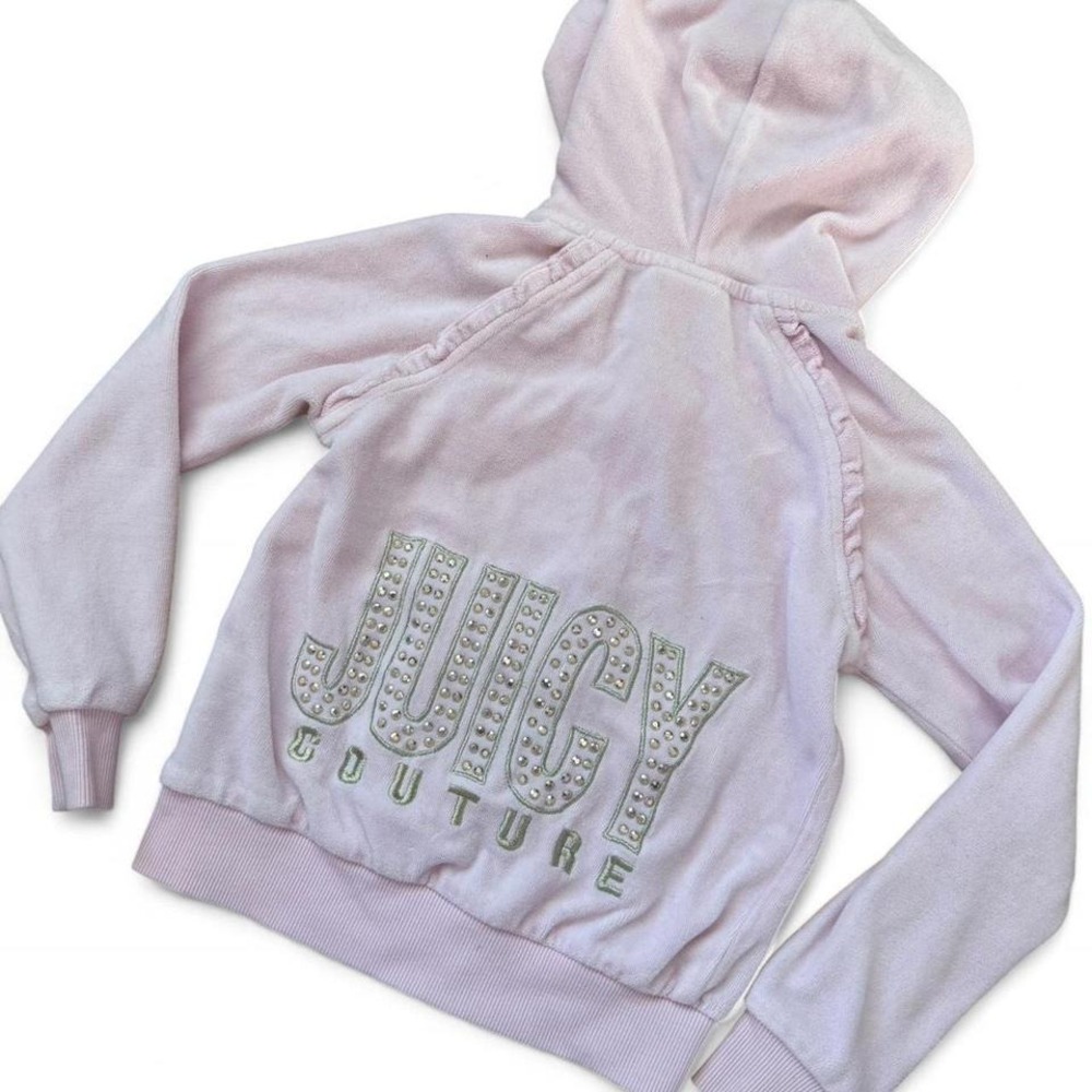 Y2K 2000s style Pink Juicy Couture‎ hoodie
